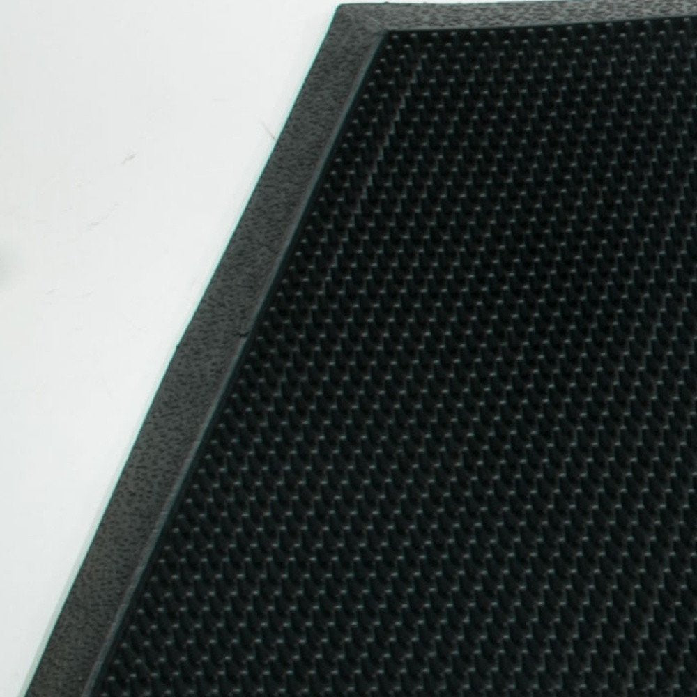 18" X 47" Black Rubber Outdoor Door Mat