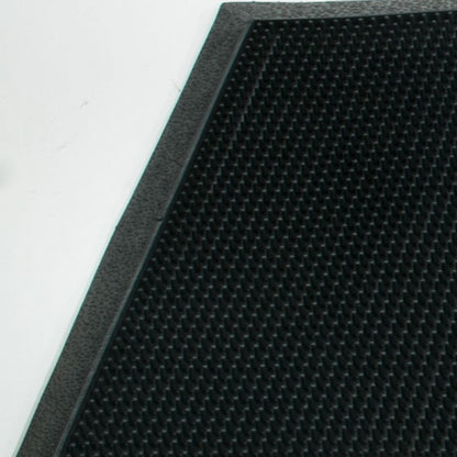 18" X 47" Black Rubber Outdoor Door Mat