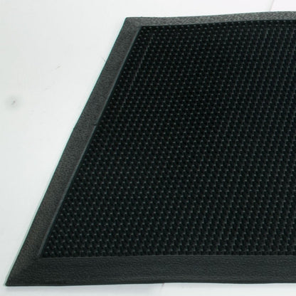 18" X 47" Black Rubber Outdoor Door Mat