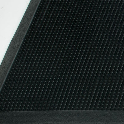 18" X 47" Black Rubber Outdoor Door Mat