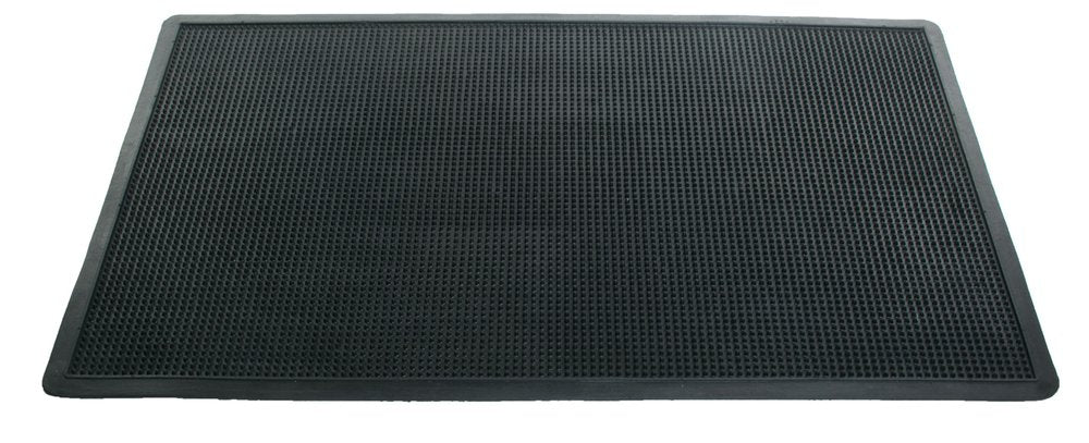 24" X 40" Black Rubber Outdoor Door Mat