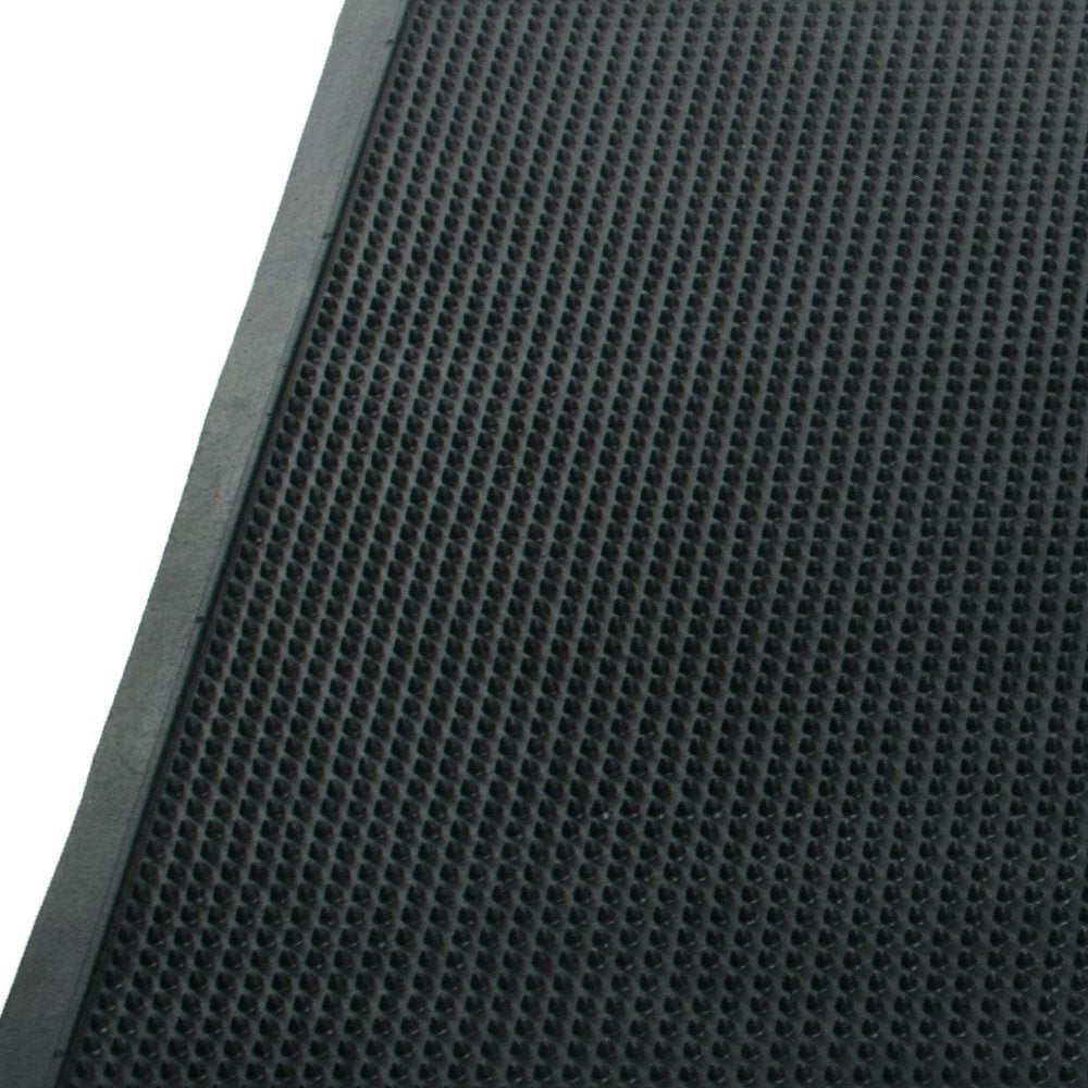 24" X 40" Black Rubber Outdoor Door Mat
