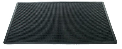 24" X 40" Black Rubber Outdoor Door Mat