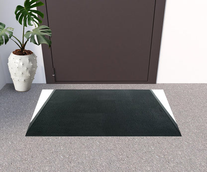 24" X 40" Black Rubber Outdoor Door Mat