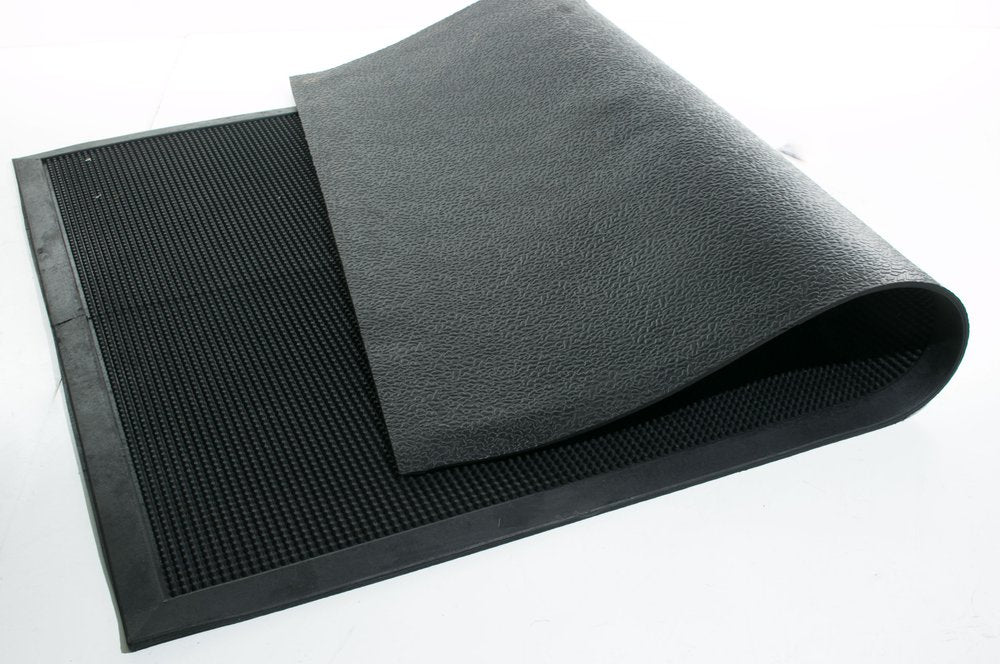 32" X 48" Black Rubber Outdoor Door Mat