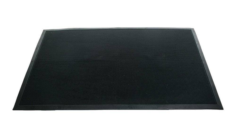 32" X 48" Black Rubber Outdoor Door Mat