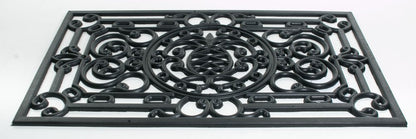 18" X 30" Black Rubber Pineapple Outdoor Door Mat