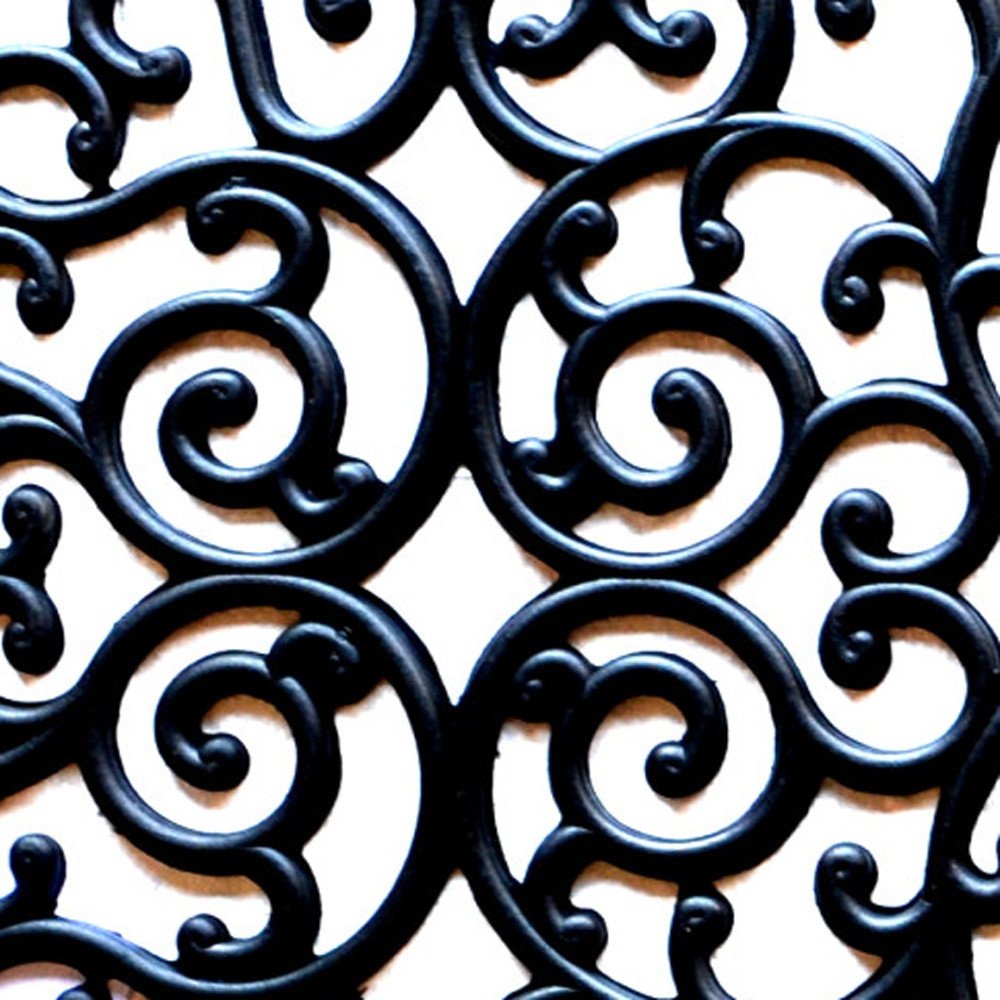 24" X 48" Black Rubber Outdoor Door Mat