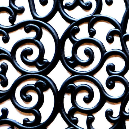 24" X 48" Black Rubber Outdoor Door Mat