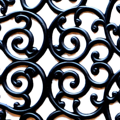 24" X 48" Black Rubber Outdoor Door Mat