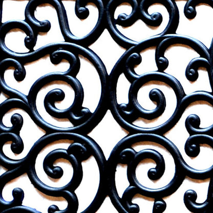 24" X 48" Black Rubber Outdoor Door Mat