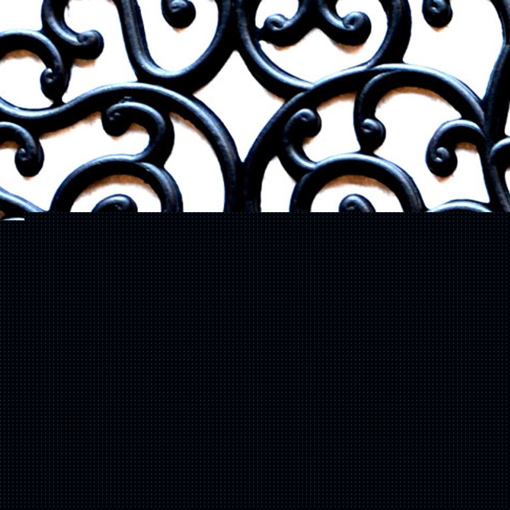 24" X 48" Black Rubber Outdoor Door Mat