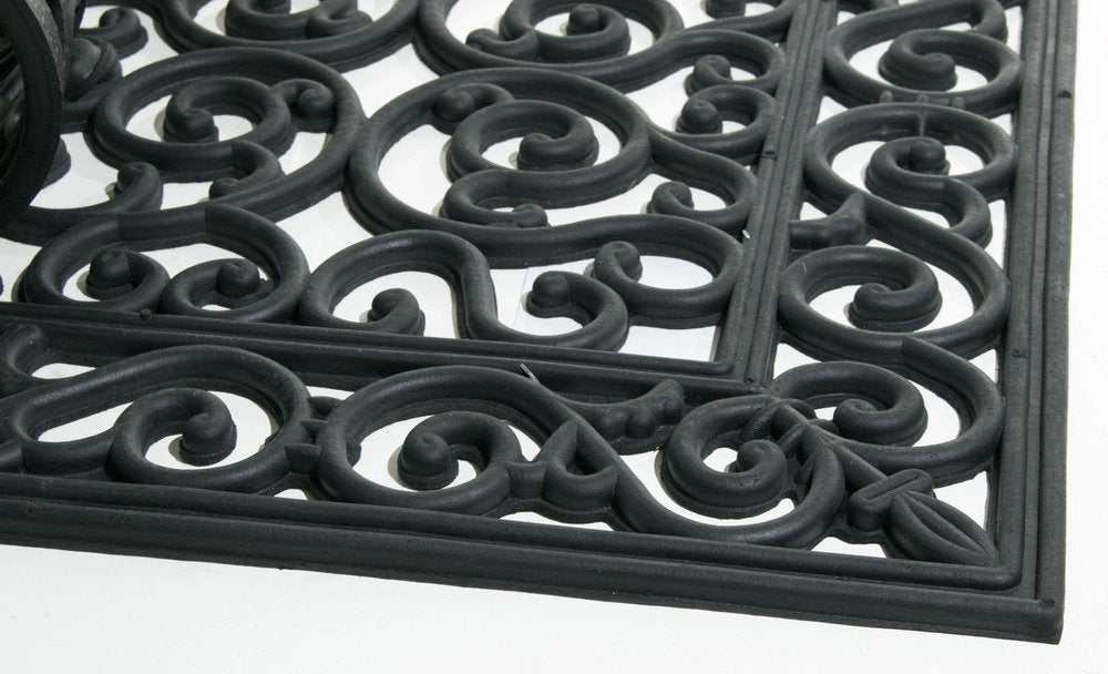 24" X 48" Black Rubber Outdoor Door Mat