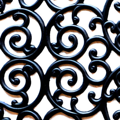 24" X 48" Black Rubber Outdoor Door Mat