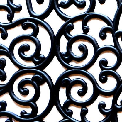 24" X 48" Black Rubber Outdoor Door Mat