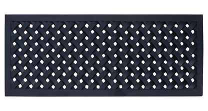 18" X 47" Black Rubber Outdoor Door Mat