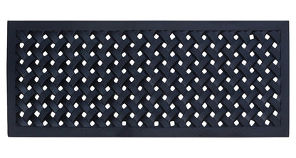 18" X 47" Black Rubber Outdoor Door Mat