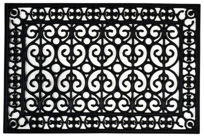 24" X 36" Black Rubber Outdoor Door Mat