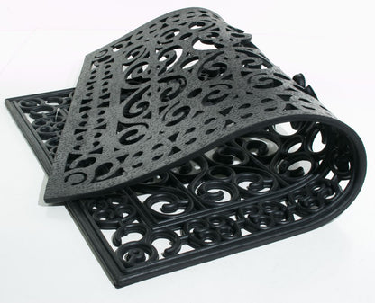 24" X 36" Black Rubber Outdoor Door Mat
