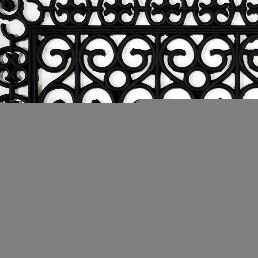 24" X 36" Black Rubber Outdoor Door Mat
