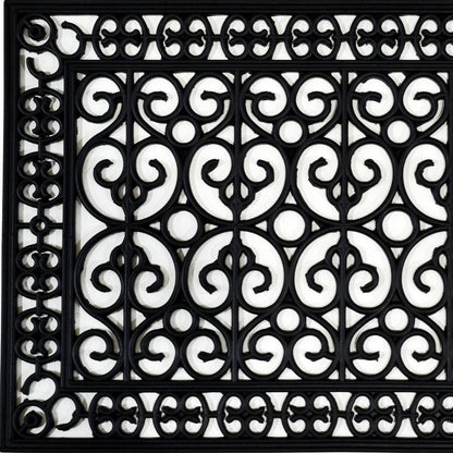 24" X 36" Black Rubber Outdoor Door Mat