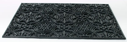 16" X 24" Black Rubber Outdoor Door Mat