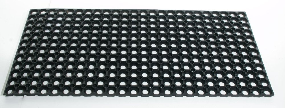 19" X 39" Black Rubber Outdoor Door Mat