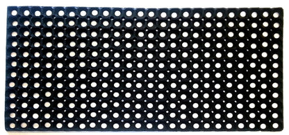19" X 39" Black Rubber Outdoor Door Mat