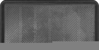 16" X 32" Black Rubber Outdoor Boot Tray