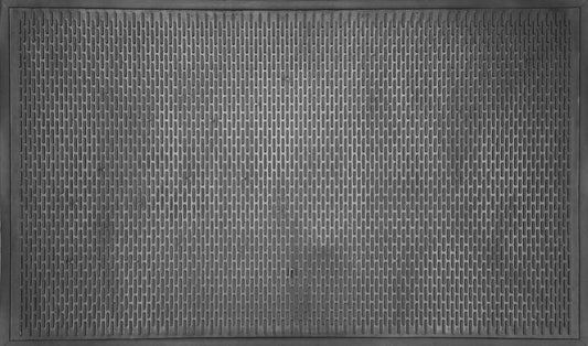 36" X 59" Black Rubber Outdoor Door Mat