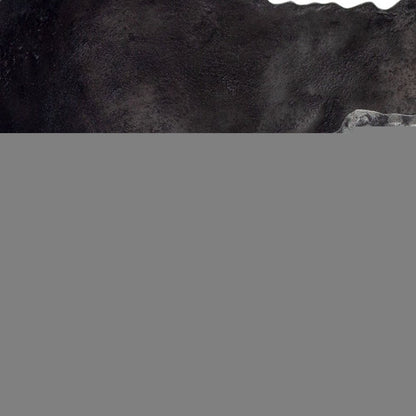 Set of Two Gray And Silver Aluminum Decorative Bowls