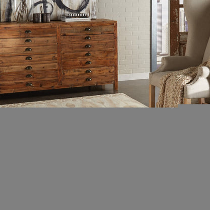 8' X 10' Gray And Beige Wool Abstract Hand Tufted Area Rug