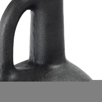 11" Gray Aluminum Jug Table Vase