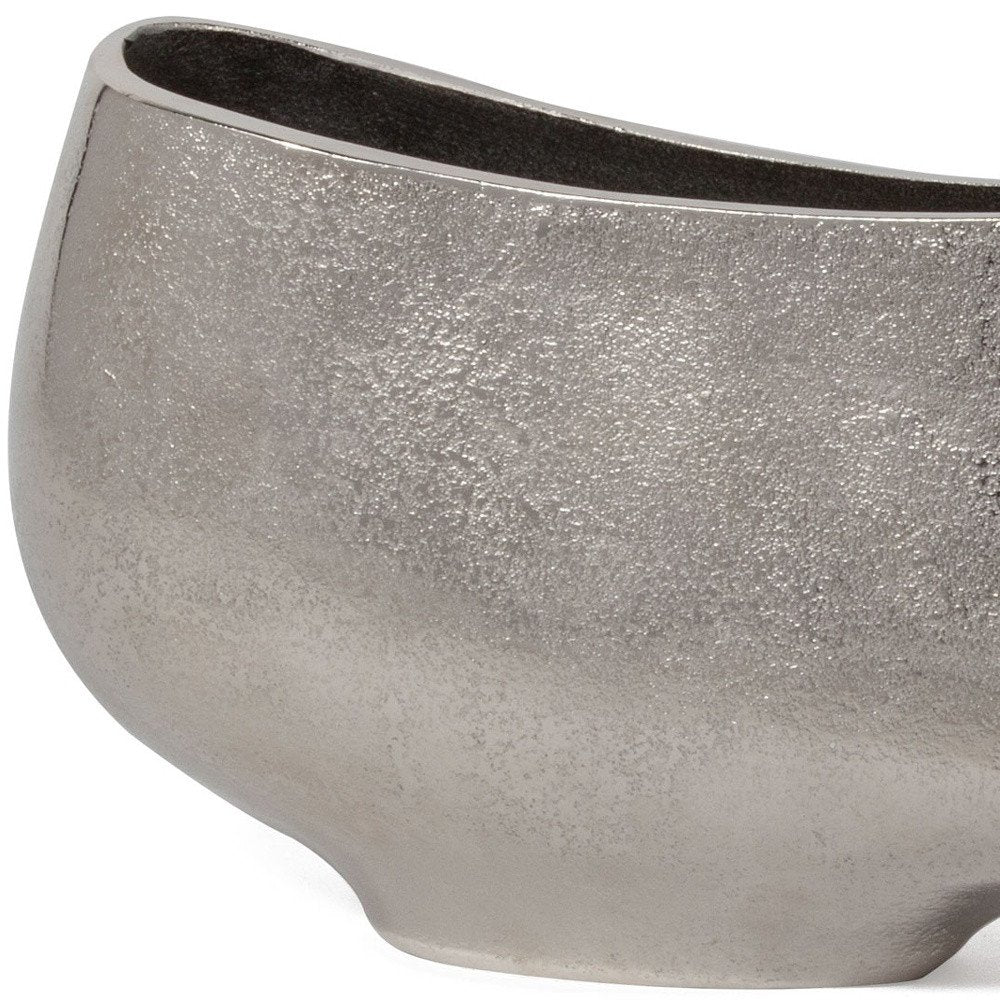 7" Nickel Aluminum Table Vase