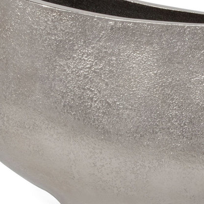 7" Nickel Aluminum Table Vase