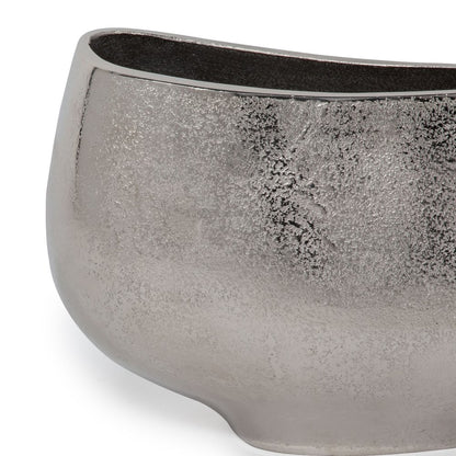 7" Nickel Aluminum Table Vase