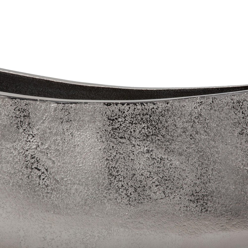 7" Nickel Aluminum Table Vase
