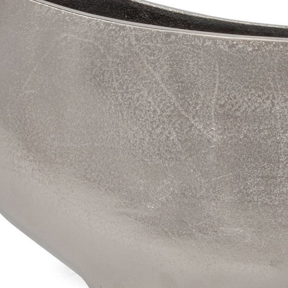 10" Nickel Aluminum Table Vase