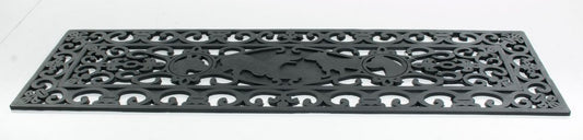 9" X 30" Black Rubber Dog Outdoor Door Mat