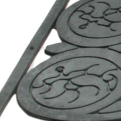 10" X 30" Black Rubber Outdoor Door Mat