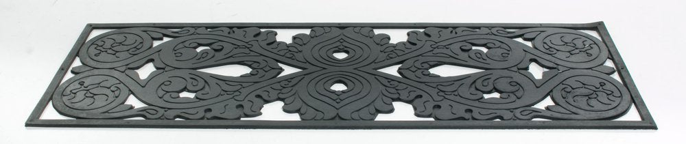 10" X 30" Black Rubber Outdoor Door Mat