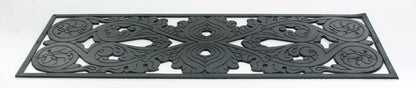 10" X 30" Black Rubber Outdoor Door Mat