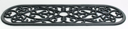 10" X 30" Black Rubber Outdoor Door Mat
