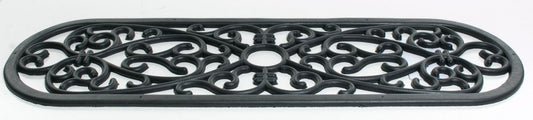 10" X 30" Black Rubber Outdoor Door Mat