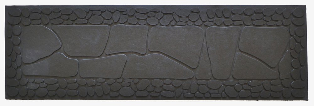 10" X 33" Black Rubber Outdoor Door Mat