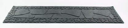 10" X 33" Black Rubber Outdoor Door Mat