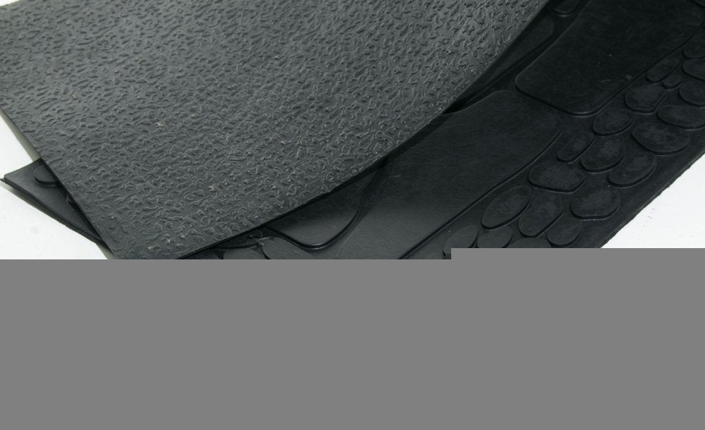 10" X 33" Black Rubber Outdoor Door Mat