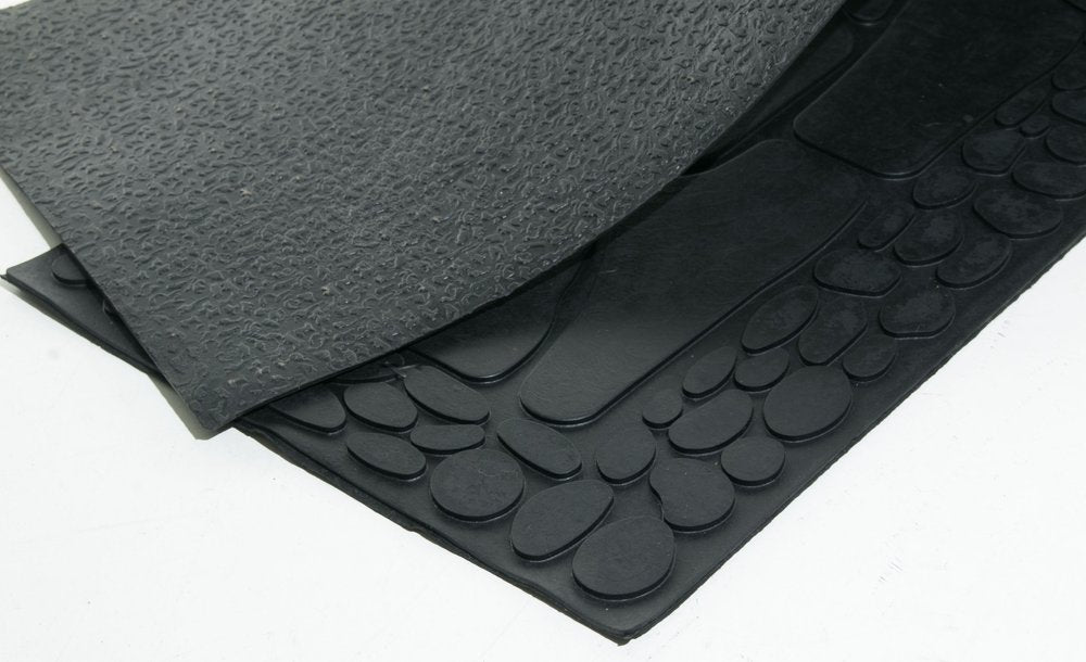 10" X 33" Black Rubber Outdoor Door Mat