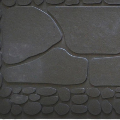 10" X 33" Black Rubber Outdoor Door Mat