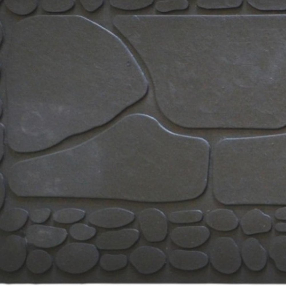10" X 33" Black Rubber Outdoor Door Mat